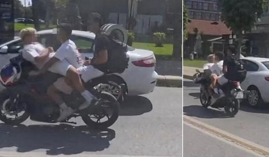 Eskişehir'de Kasksız Motosiklet Yolculuğu Tehlike Saçtı
