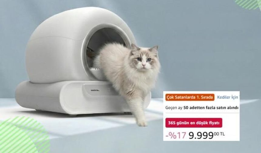 Haustier MSP08 Otomatik Kedi Tuvaleti 2.000 TL İndirimle Konfor Sunuyor