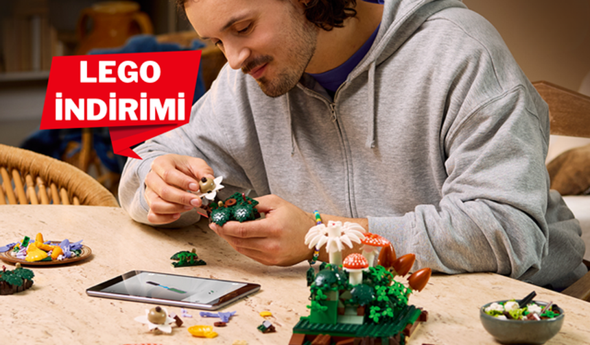 LEGO Orman Mantarları ile Evinizde Bakımı Gerektirmeyen Doğa Dekoru