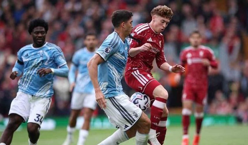 Liverpool Premier Lig'de Nottingham Forest ile 2-2 Berabere Kaldı