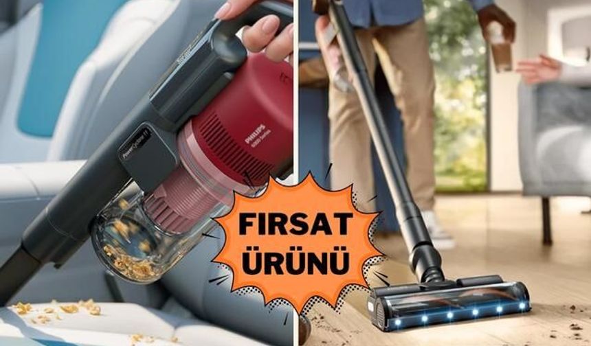 Priz aratmayan güç: Philips Dikey Süpürge indirimde