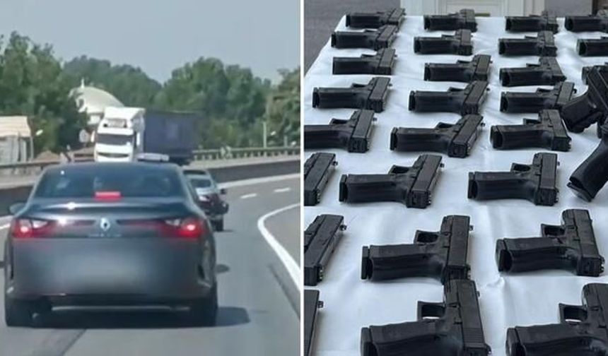 Sakarya'da İstanbul ve Kocaeli'ye Silah Sevkiyatına Operasyon: 100 Ruhsatsız Tabanca Ele Geçirildi