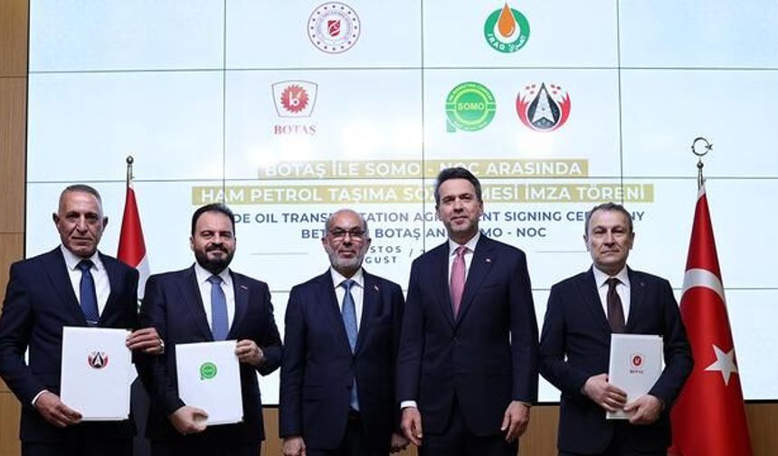 Türkiye ile Irak arasında kritik ham petrol boru hattı anlaşması imzalandı