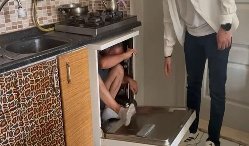 31 Yıl Hapis Cezasıyla Aranan Şüpheli Bulaşık Makinesinde Yakalandı