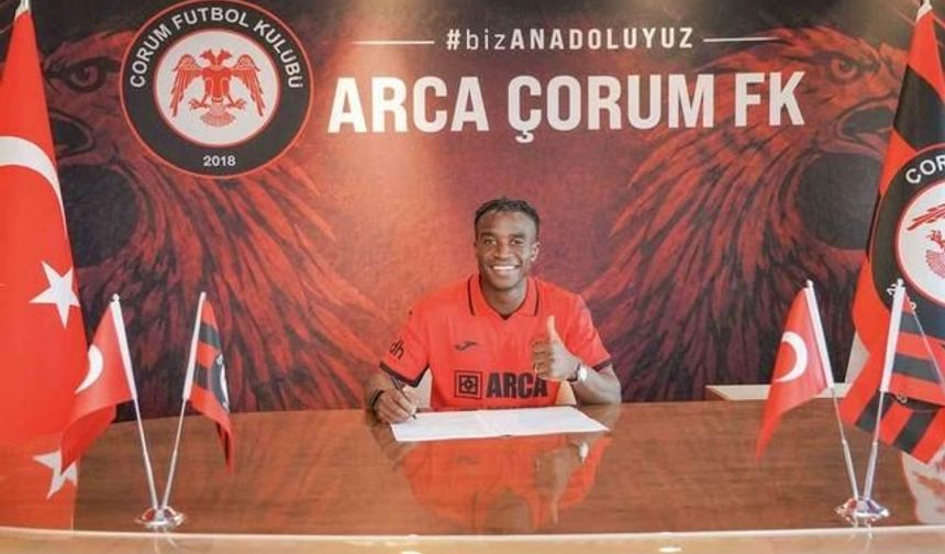 Çorum FK, Youssoufa Moukoko ile 1 Yıllık Kiralama Anlaşması İmzaladı