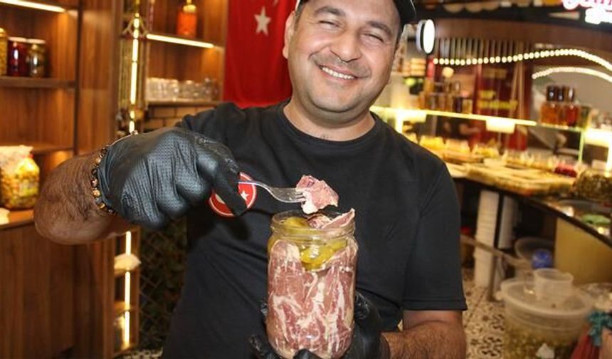 Kayseri'de Türkiye'nin İlk Pastırma Turşusu Üretildi