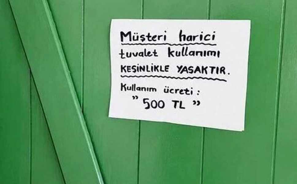 Muğla Akyaka'da Tuvalet Ücretine Sosyal Medyada Tepki