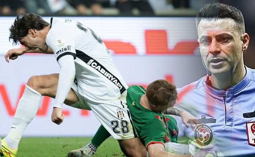 Beşiktaş-Amedspor maçında Vlahovic'in ceza sahasında yerde kalması tartışma yarattı