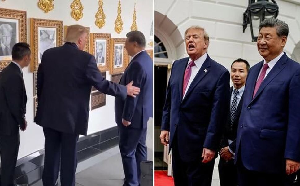 Beyaz Saray'da Şi Cinping, Trump'ın Biden şakasına güldü