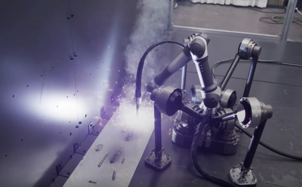 Diden Spider: Çelik yüzeylerde yürüyebilen dört bacaklı robot