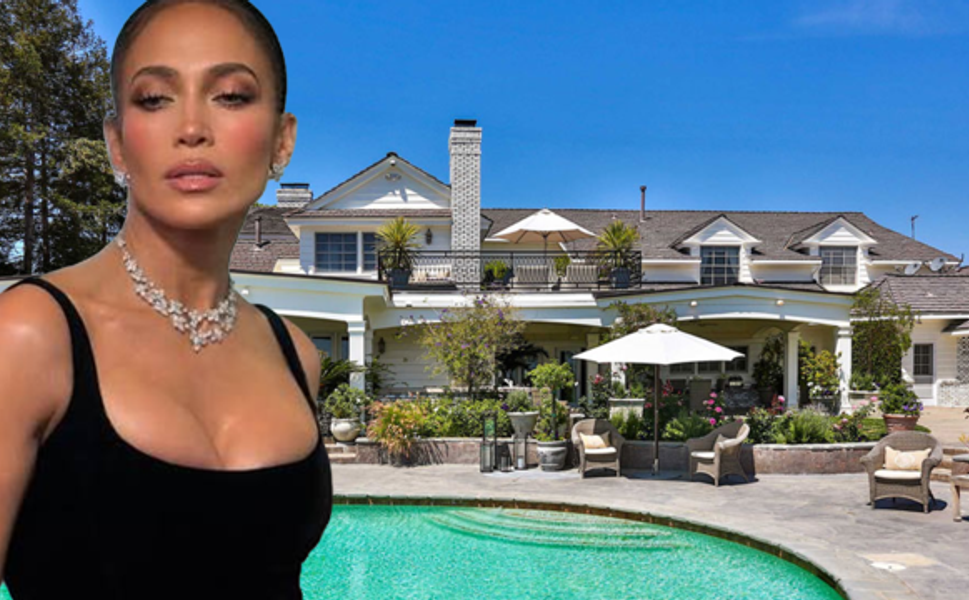 Jennifer Lopez 18 milyon dolarlık Hidden Hills'teki evini ilk kez gösterdi