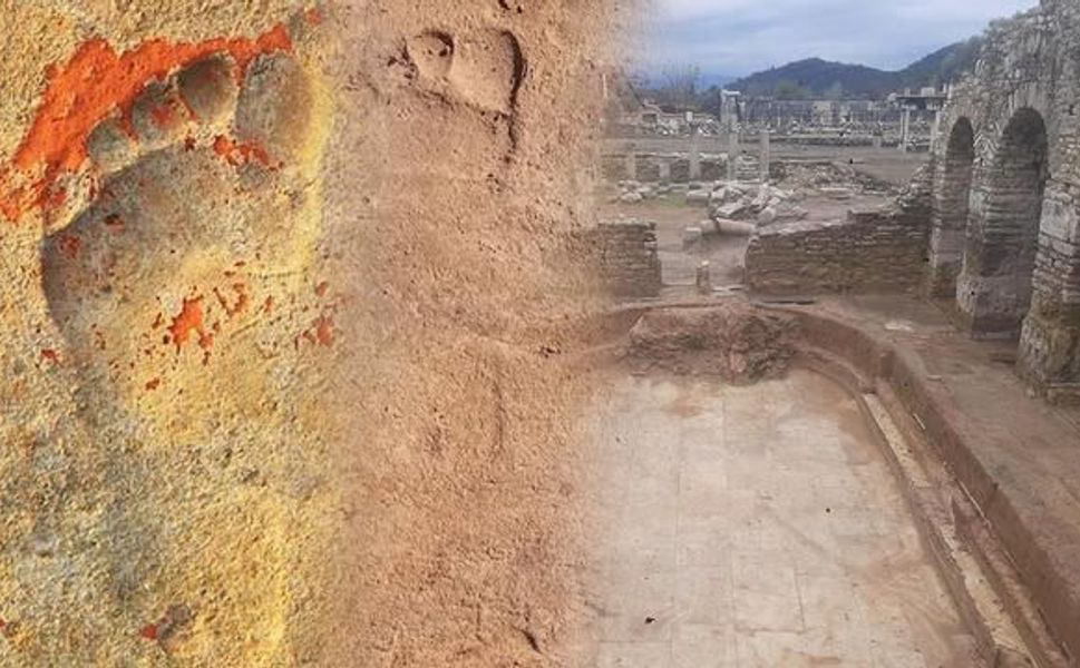 Stratonikeia Antik Kenti'nde 1.900 Yıllık Çocuk Ayak İzleri Bulundu