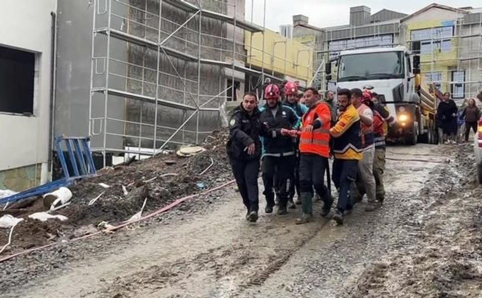 Beykoz'da okul inşaatında kuyuya düşen işçi yaşamını yitirdi