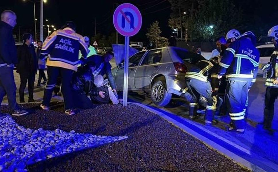 Burdur'da alkollü sürücünün neden olduğu kazada 3 kişi yaralandı