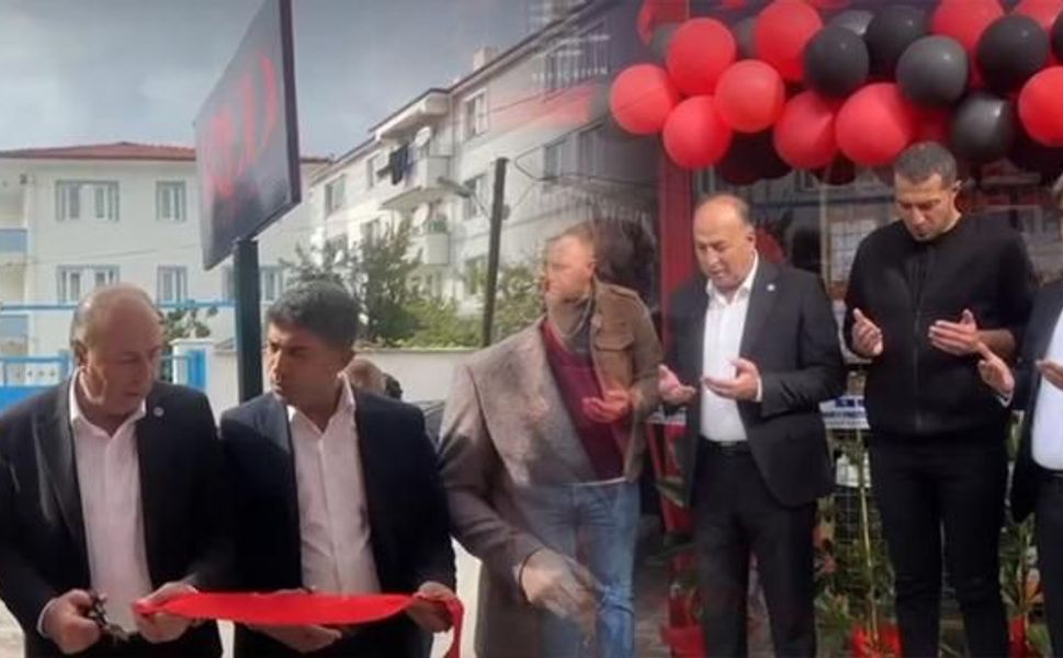 Çorum Alaca'da iç giyim mağazasının dualarla açılışı gerçekleşti