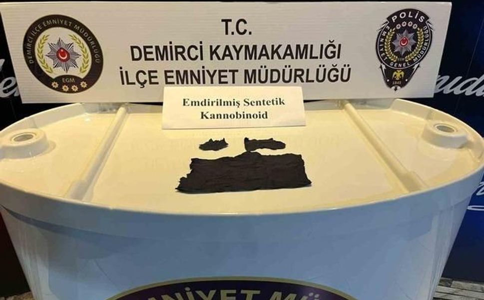 Demirci'de uyuşturucu operasyonunda 1 kişi tutuklandı