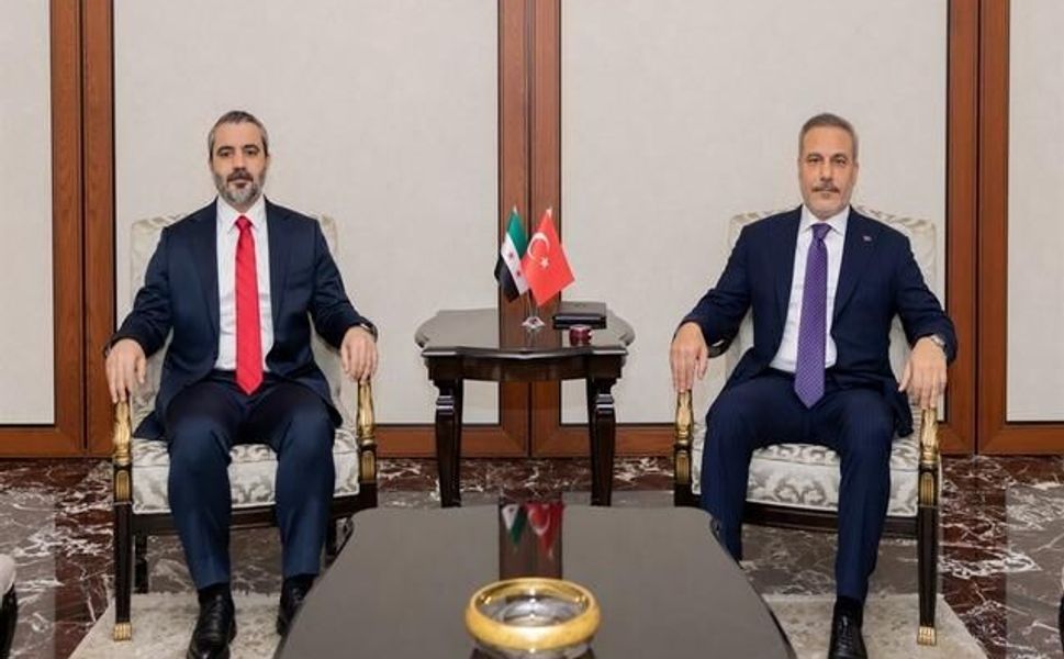 Hakan Fidan Ankara'da Suriye Dışişleri Bakanı Şeybani ile Görüştü