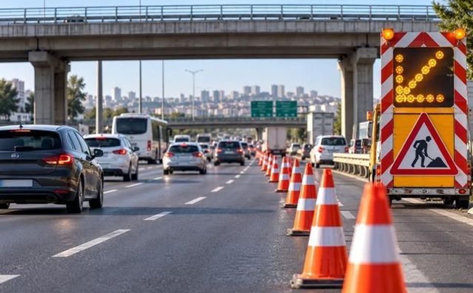 İstanbul Pendik'te D-100 Ankara yönünde 50 günlük yol çalışması başlayacak