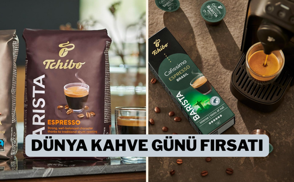 Tchibo'da Dünya Kahve Günü'ne Özel Sadece Bugün Geçerli İndirim
