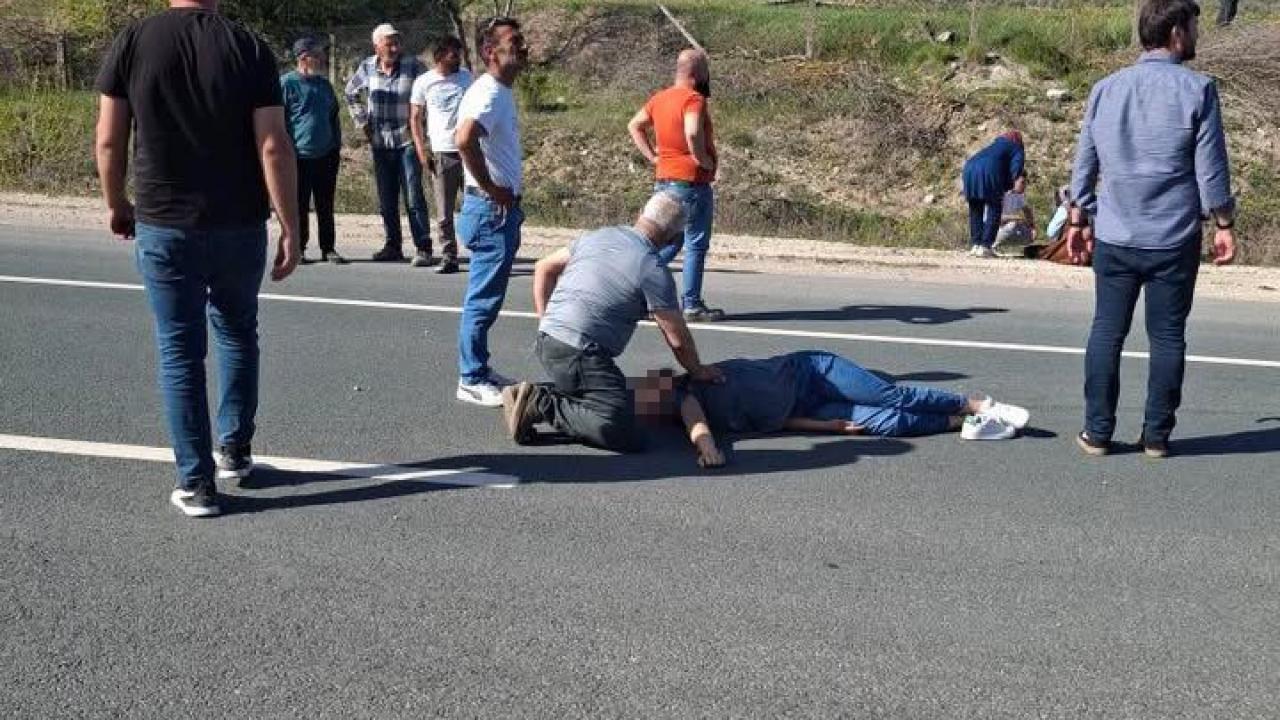 Safranbolu'da cip takla attı: 1'i ağır olmak üzere 2 kişi yaralandı