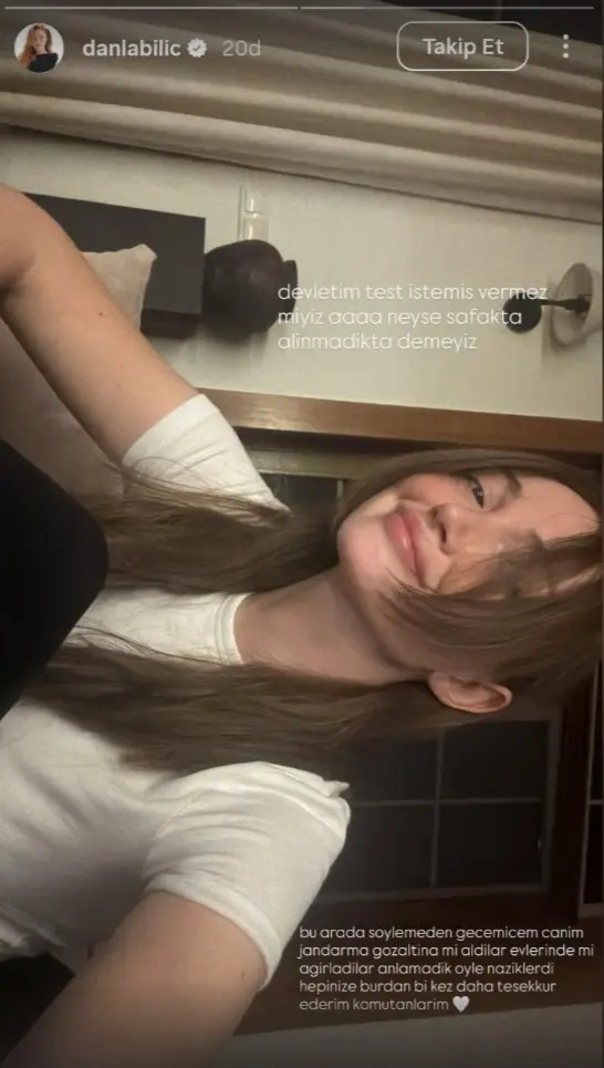 Gozaltina Alinan Danla Bilic Sertbest Birakildi 1