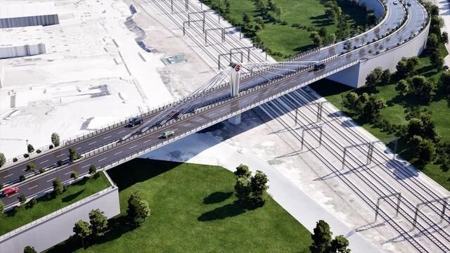 Ankara Havalimanı Bağlantı Yolu ve Başkent Havacılık Köprüsü Yarın Hizmete Açılıyor