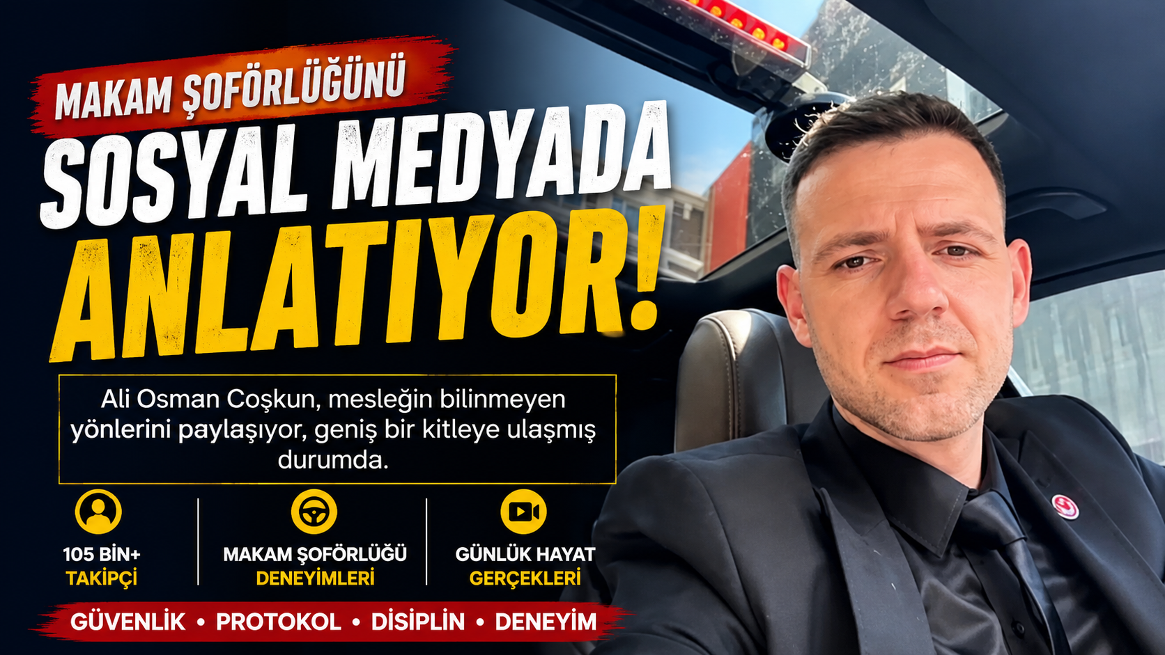 Makam Şoförlüğünü Sosyal Medyada Anlatan Ali Osman Coşkun Dikkat Çekiyor
