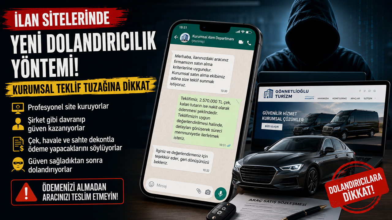 İlan Sitelerinde Yeni Dolandırıcılık Yöntemi: “Kurumsal Teklif” Tuzağına Dikkat!