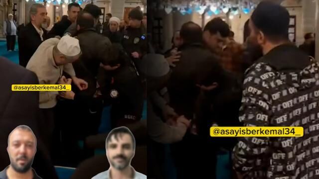 Eyüpsultan Camii'nde namaz sırasında çıkan tartışmada havaya ateş edildi