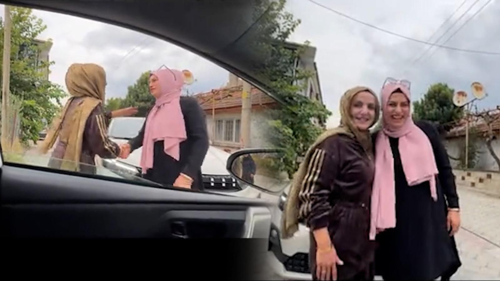 Ankara'da İki Kadın Direksiyon Eğitmeni Trafikte Tanıştı