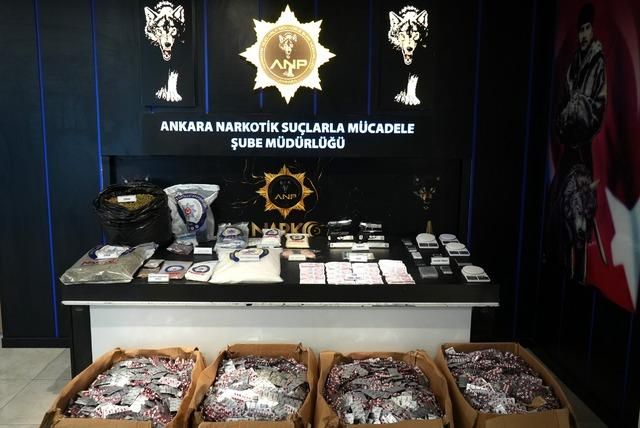 Ankara'da uyuşturucu operasyonlarında 1 haftada 69 kişi tutuklandı