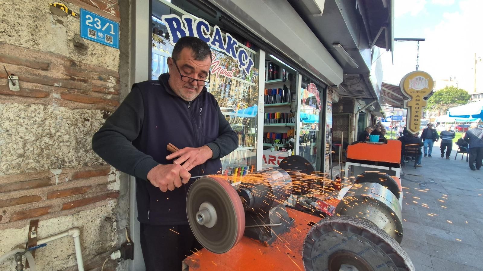 Tekirdağ'da 147 Yıllık Bıçakçılık Geleneği Bıçakçı Ailesiyle Yaşatılıyor